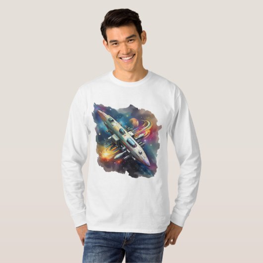 Gravity's Path - Cosmic Voyage T - Shirt (Vorne ganz)