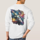 Gravity's Path - Cosmic Voyage T - Shirt (Rückseite)