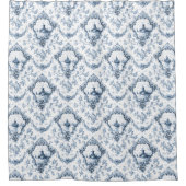 Gravur mit Blütenzange mit Windmühle und blaue Boo Duschvorhang (Vorderseite)