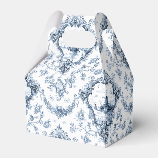 Gravur mit Blütenzange mit Windmühle und blaue Boo Geschenkschachtel (Rückseite)