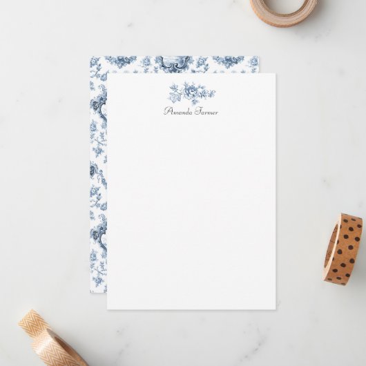 Gravur mit Blütenzange mit Windmühle und blaue Boo Mitteilungskarte (Vorderseite/Rückseite Beispiel)