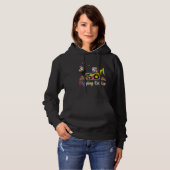 Gravur Osterblüter Kindermädchen Junge Jagdtracker Hoodie (Vorne ganz)