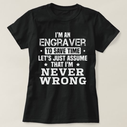Gravur T-Shirt (Design vorne)