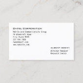 Gravur Visitenkarte (Vorderseite)