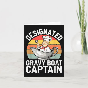 Gravy Boat Captain Funny Erntedank Food Karte