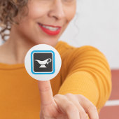 Gravy Boat Icon Square Sticker