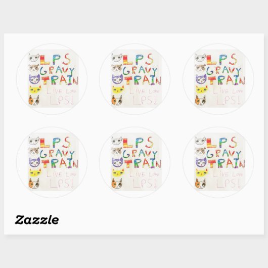 Gravy Train Aufkleber (Blatt)