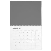 Gray #767676, Gunsmoke Kalender (Feb 2027)