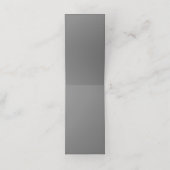 Gray #767676, Gunsmoke Terminkarte (Innenseite Aufgefaltet)