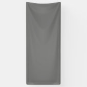 Gray #767676, Gunsmoke Vinyl Banner (Vertikal)