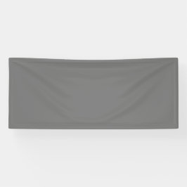 Gray #767676, Gunsmoke Vinyl Banner