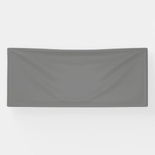 Gray #767676, Gunsmoke Vinyl Banner