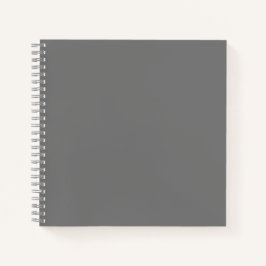 Gray #767676 Spiral Notebook Notizblock
