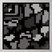 Gray abstract poster (Vorne)