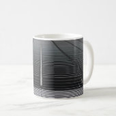 GRAY ABSTRAKT DIGITAL WALLPAPIER KAFFEETASSE (VorderseiteRechts)