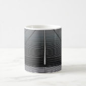 GRAY ABSTRAKT DIGITAL WALLPAPIER KAFFEETASSE (Mittel)