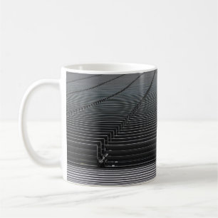 GRAY ABSTRAKT DIGITAL WALLPAPIER KAFFEETASSE