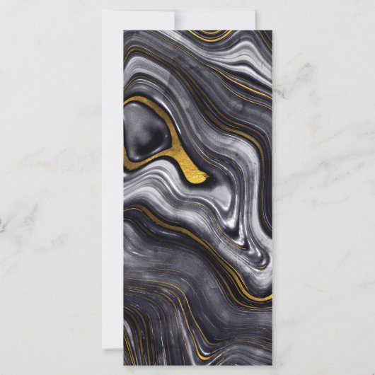 Gray Agate Hochzeitsplantisch Platzkarten (Rückseite)