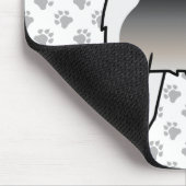 Gray Alaskan Malamute Niedlich Cartoon Dog Mousepad (Ecke)