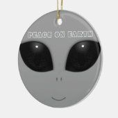 Gray-Alien Eyes Weihnachtsschmuck (Links)