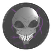 Gray Alien Hockey Puck (Vorderseite)