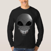 Gray Alien Men's Basic Long Sleeve T - Shirt (Vorderseite)
