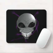 Gray Alien Mousepad (Mit Mouse)