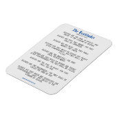 Gray and Blue Beatitudes Inspiration Magnet (Linke Seite)