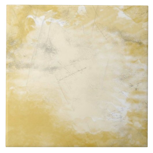Gray and Gold Marble Look Art Tile Fliese (Vorderseite)
