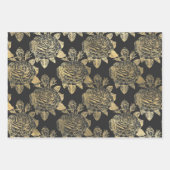 Gray and Gold Paris thematisch Geschenkpapier Set (Vorderseite)