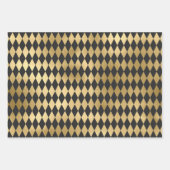 Gray and Gold Paris thematisch Geschenkpapier Set (Vorderseite)