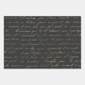 Gray and Gold Paris thematisch Geschenkpapier Set (Vorderseite 3)