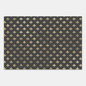 Gray and Gold Paris thematisch Geschenkpapier Set (Vorderseite 2)