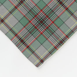 Gray and Green Craig Clan Tartan Fleecedecke