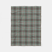 Gray and Green Craig Clan Tartan Fleecedecke (Vorderseite)