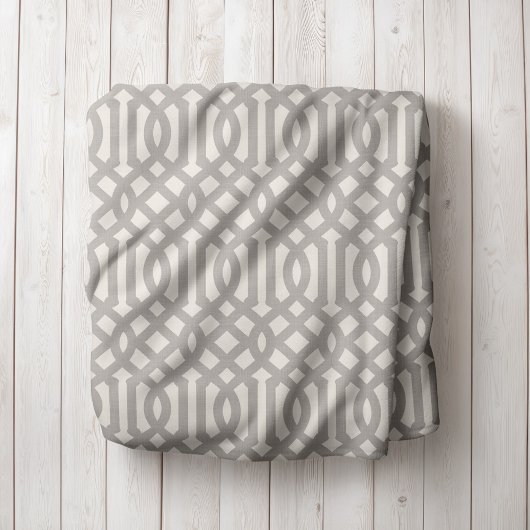 Gray and Ivory Trellis | Modernes Bauernhaus Sherpadecke