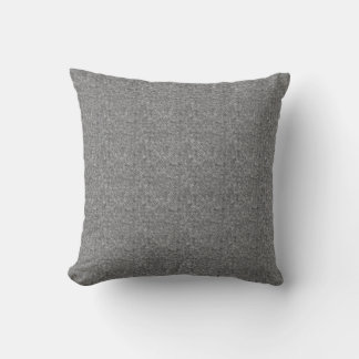 Gray and Tan Fabric Kissen