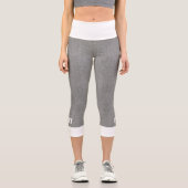 Gray and white herringbone pattern leggings  (Vorderseite)