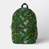 Gray Angled Cellos Bedruckter Rucksack (Vorderseite)