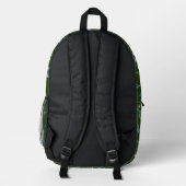 Gray Angled Cellos Bedruckter Rucksack (Rückseite)