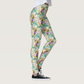 Gray Aqua Cherubs Leggings (Rechts)