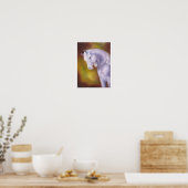 Gray-Arabian-Stute, 11"x14" Poster (Küche)