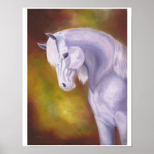 Gray-Arabian-Stute, 11"x14" Poster (Vorne)