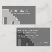 Gray Architect historische Gebäude renovieren Visitenkarte (Vorne/Hinten)