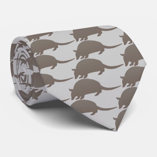 Gray Armadillo Krawatte (Gerollt)