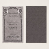Gray Art Nouveau Wedding (Vorne & Hinten)
