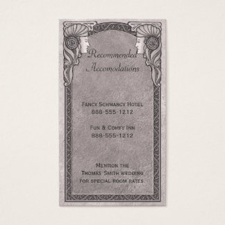 Gray Art Nouveau Wedding