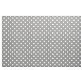 Gray Ash White Polka Dots Textile Stoff (Fat Quarter (45,7 x 55,9 cm))