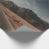 GRAY ASPHALT ROAD GESCHENKPAPIER (Ecke)