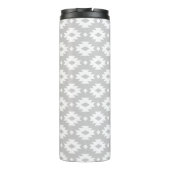 Gray Aztec Monogram Thermosbecher (Rückseite)
